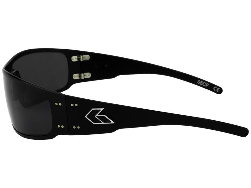 Gatorz Eyewear Magnum - Polar - Sunburst Mirror Polarized - Black Anodized w/Black Logo