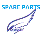 Wings Main Collapsible Pilot Chute/Bridle with Plastic Handle