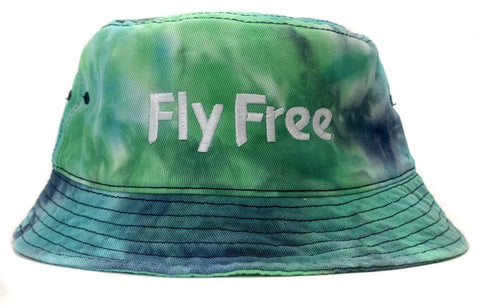 Fly Free Tie Dye Bucket Hat