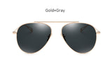 TSHING Women Rose Gold Mirror Retro Aviation Sunglasses Men Fashion Brand Designer Vintage Sun Glasses For Female Male Driving