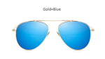TSHING Women Rose Gold Mirror Retro Aviation Sunglasses Men Fashion Brand Designer Vintage Sun Glasses For Female Male Driving